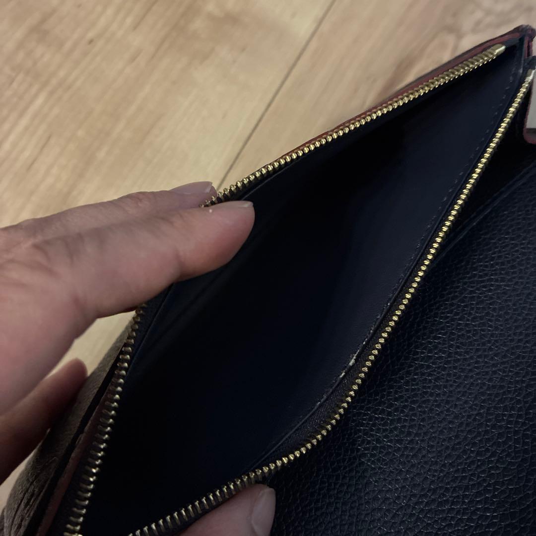 ルイ・ヴィトン アンプラント　美品　長財布 ネイビー