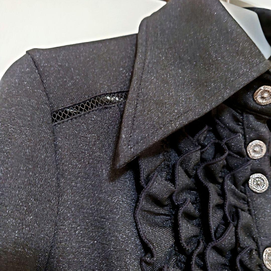 Ozzon OzzOneste フリルデザイン ブラウス