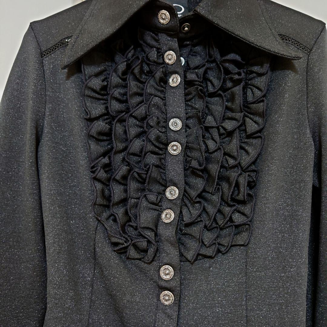 Ozzon OzzOneste フリルデザイン ブラウス