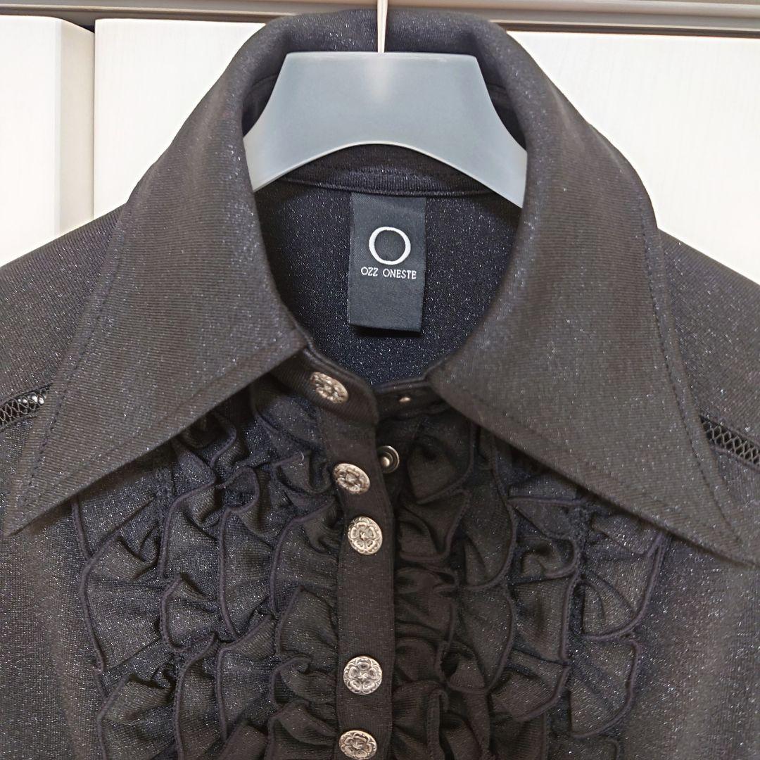 Ozzon OzzOneste フリルデザイン ブラウス