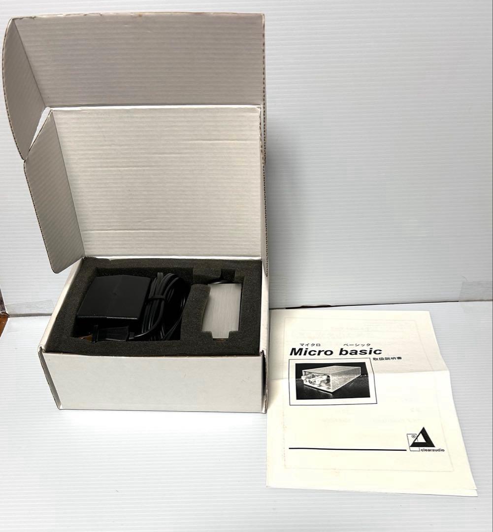 フォノイコライザー/Clear Audio社Micro Basic(ドイツ製)