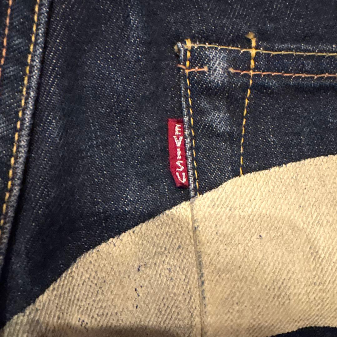 EVISU デニムジーンズ 29 X 32 カモメ lot2000