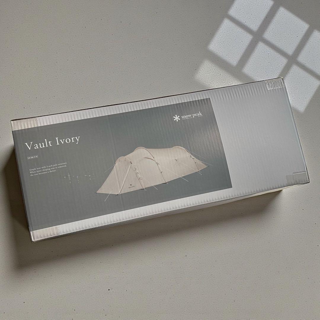 新品未開封 スノーピーク ヴォールト アイボリー テント 4人用 USA限定 春