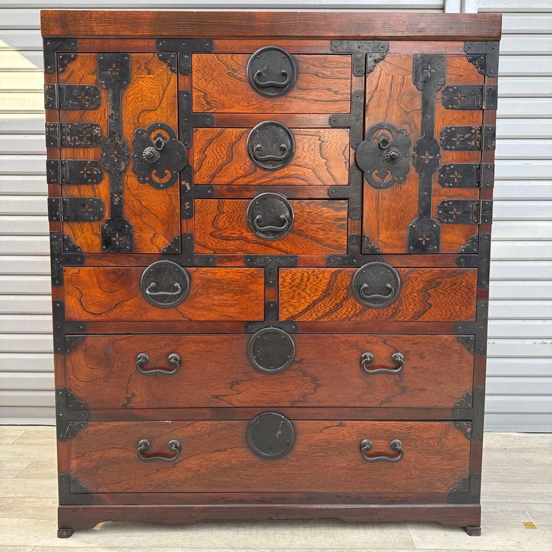 時代箪笥　レトロ　現状　和　箪笥