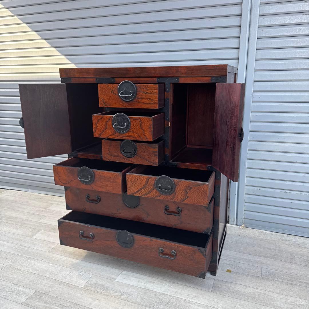 時代箪笥　レトロ　現状　和　箪笥