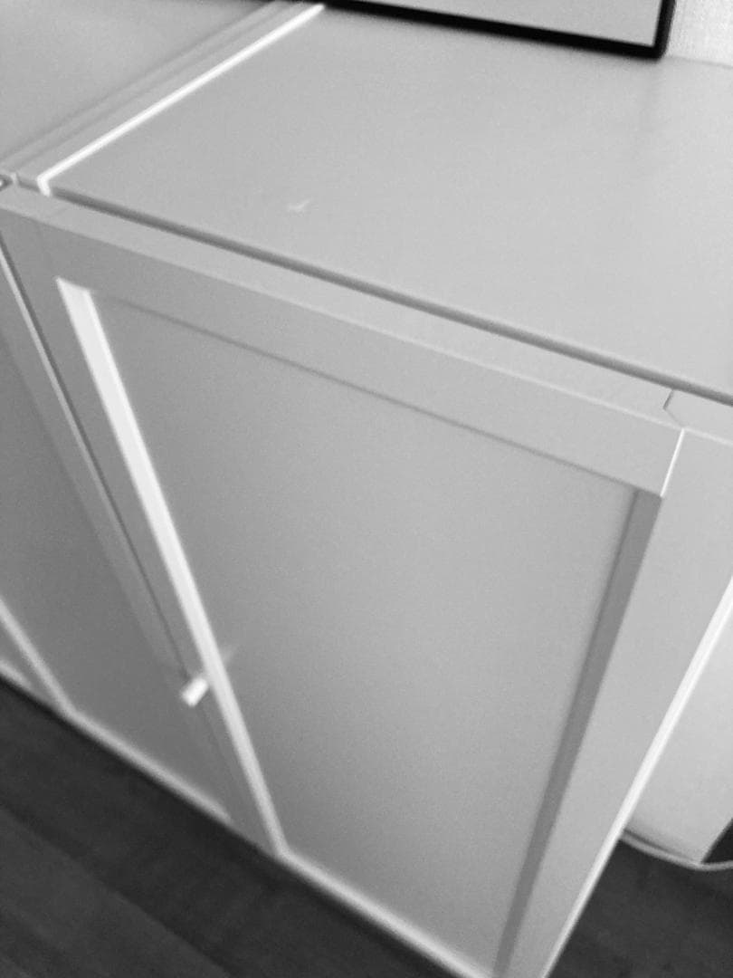 札幌引取 IKEA イケア Billy キャビネット ２点セット 本棚 扉付き