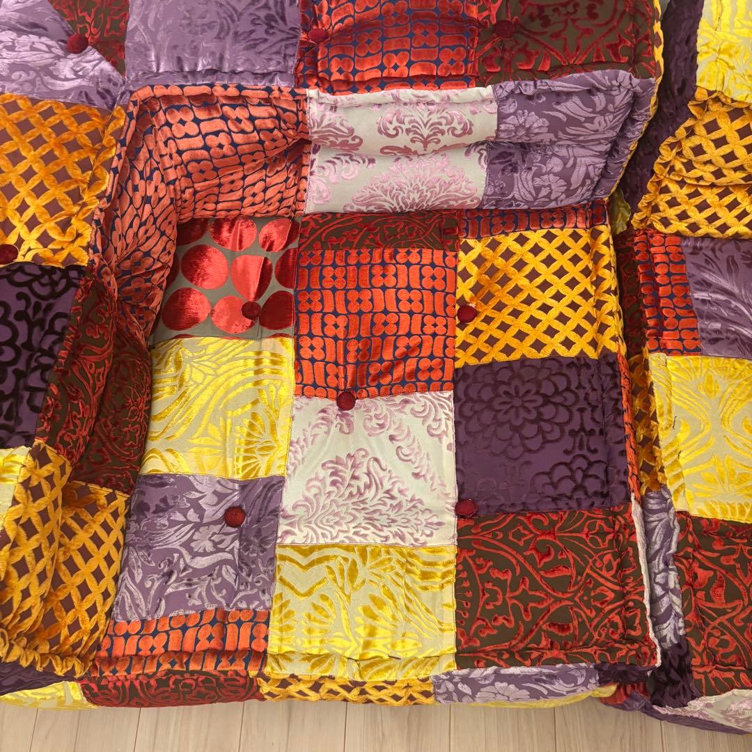 【美品】アデペシュ ブロックマルチソファ 2人掛けコンプリート品【Web品切中】