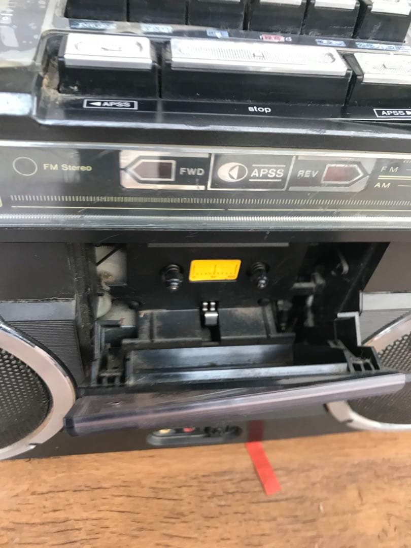 SHARP ラジカセ 昭和レトロ　GF-303SB 動作訳あり(F113)