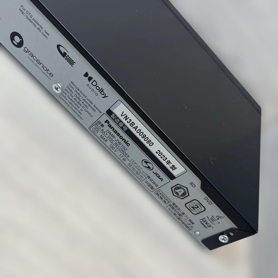 【2023年製】　Panasonic 　DMR-2W102