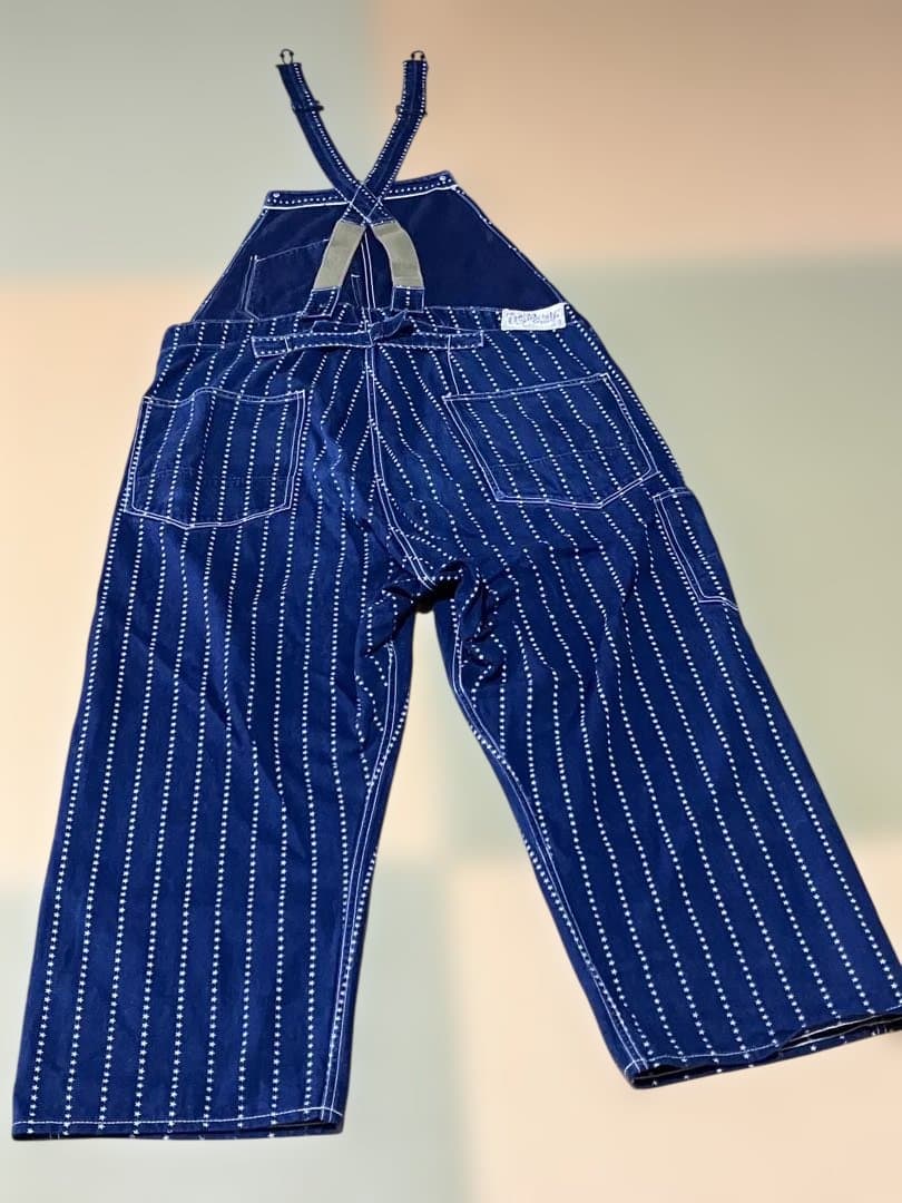 フリーホイーラーズ　オーバーオール 1890sスターウォバッシュストライプ