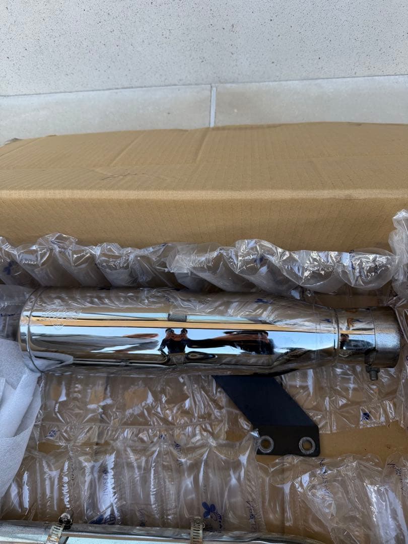 ハーレーダビッドソン　ブレイクアウト　バンスアンドハインズマフラー　2in1