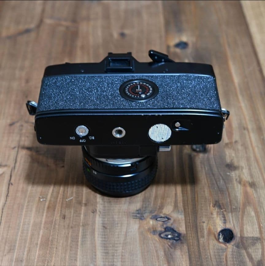 [美品] MINOLTA SRT101 フィルムカメラ レンズ付き 動作確認済み