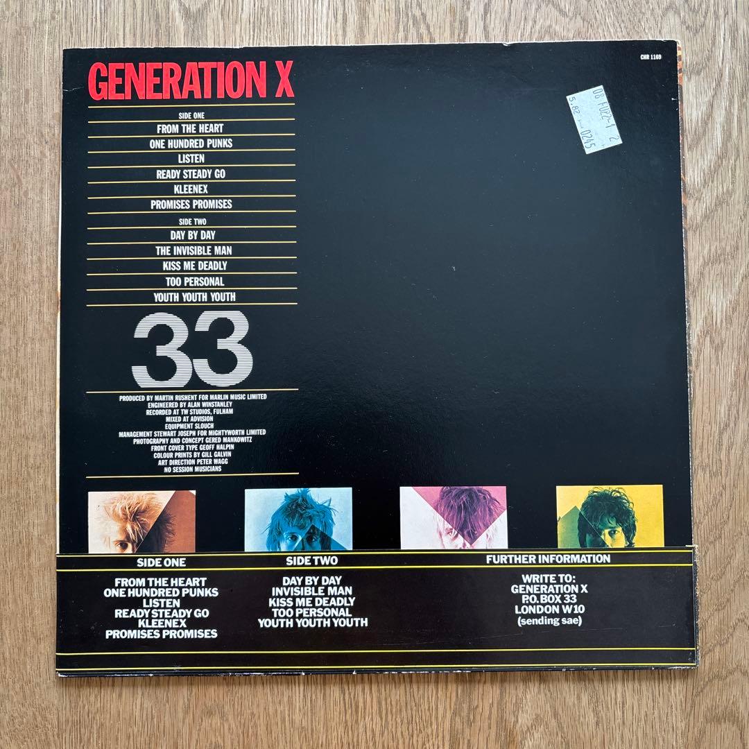 Generation X _変形 LPレコード帯付き_Billy Idol