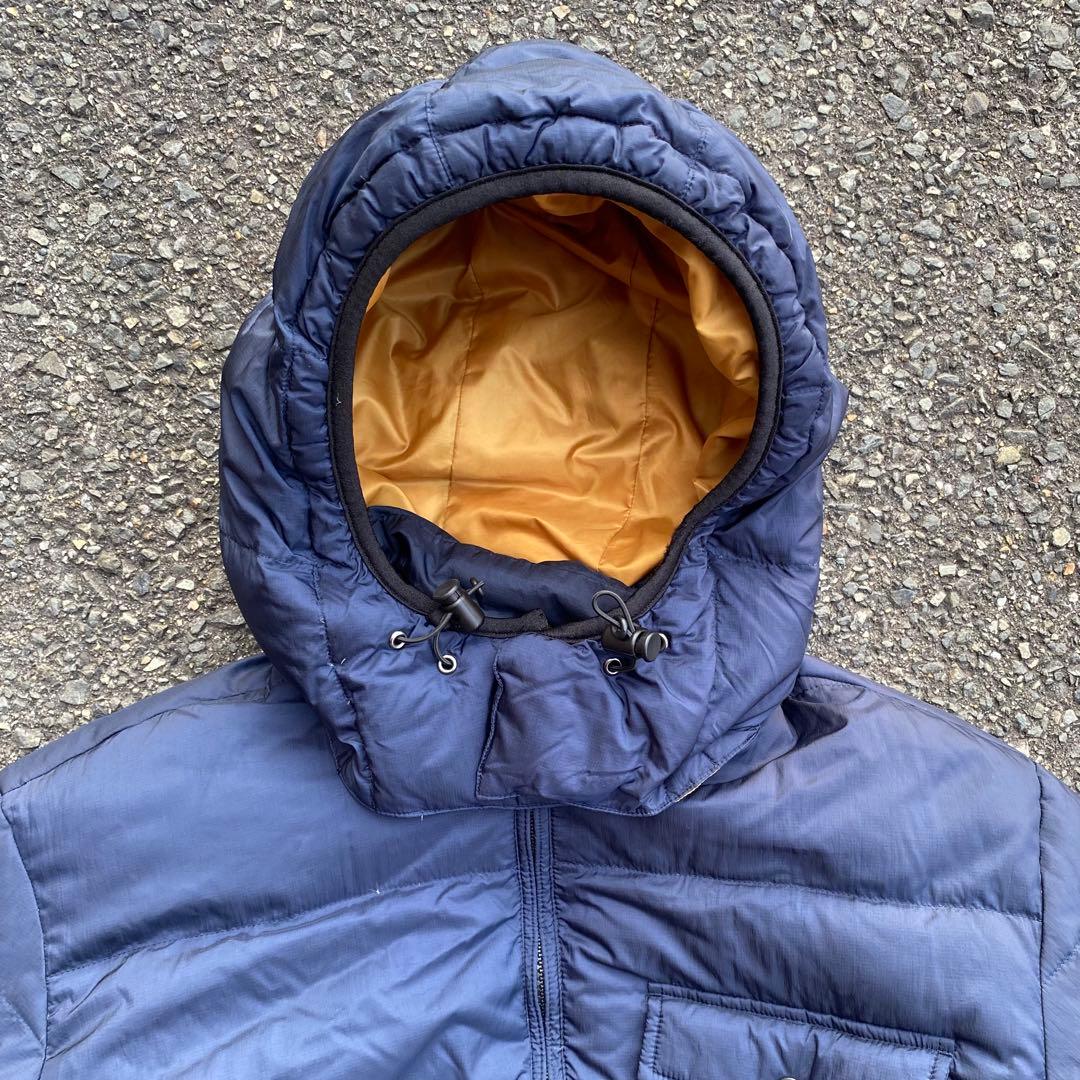 00's エディーバウアー パファージャケット グース ダウン ネイビー テック