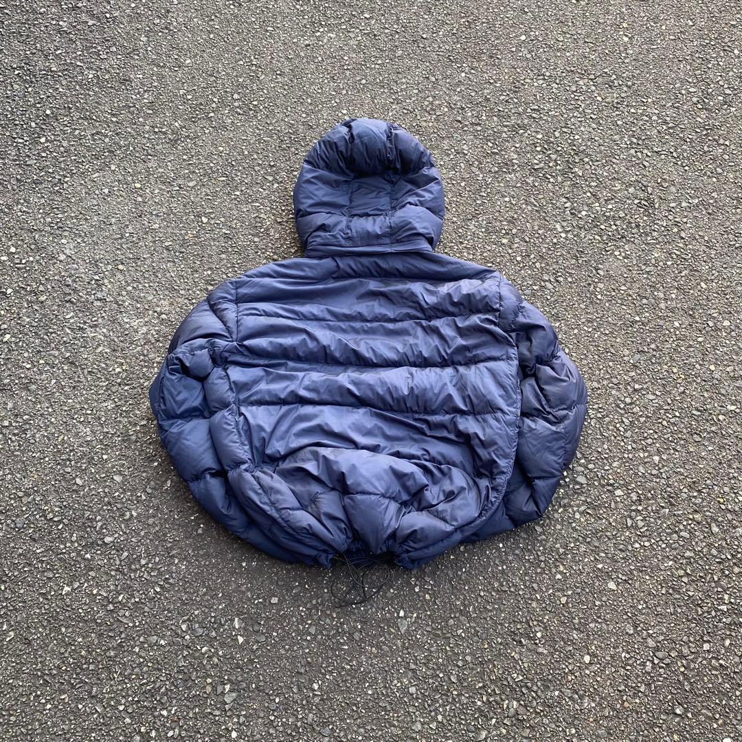 00's エディーバウアー パファージャケット グース ダウン ネイビー テック