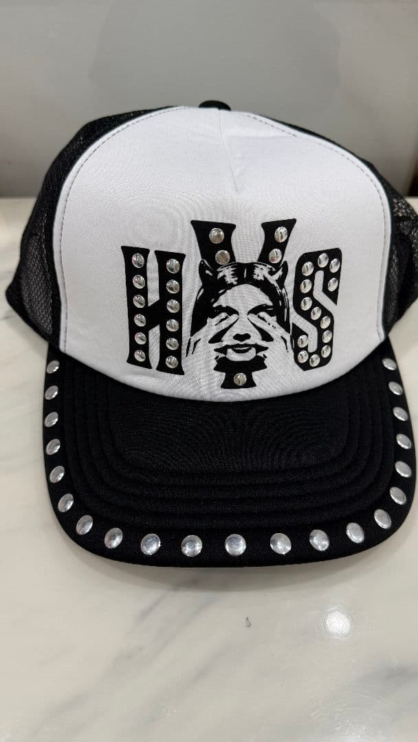 【新品未使用】ヒステリックグラマー　スタッズメッシュキャップ -005