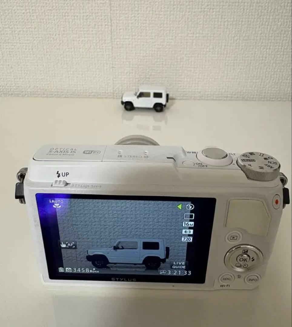 【動作確認済】OLYMPUS オリンパス STYLUS SH-1ホワイト