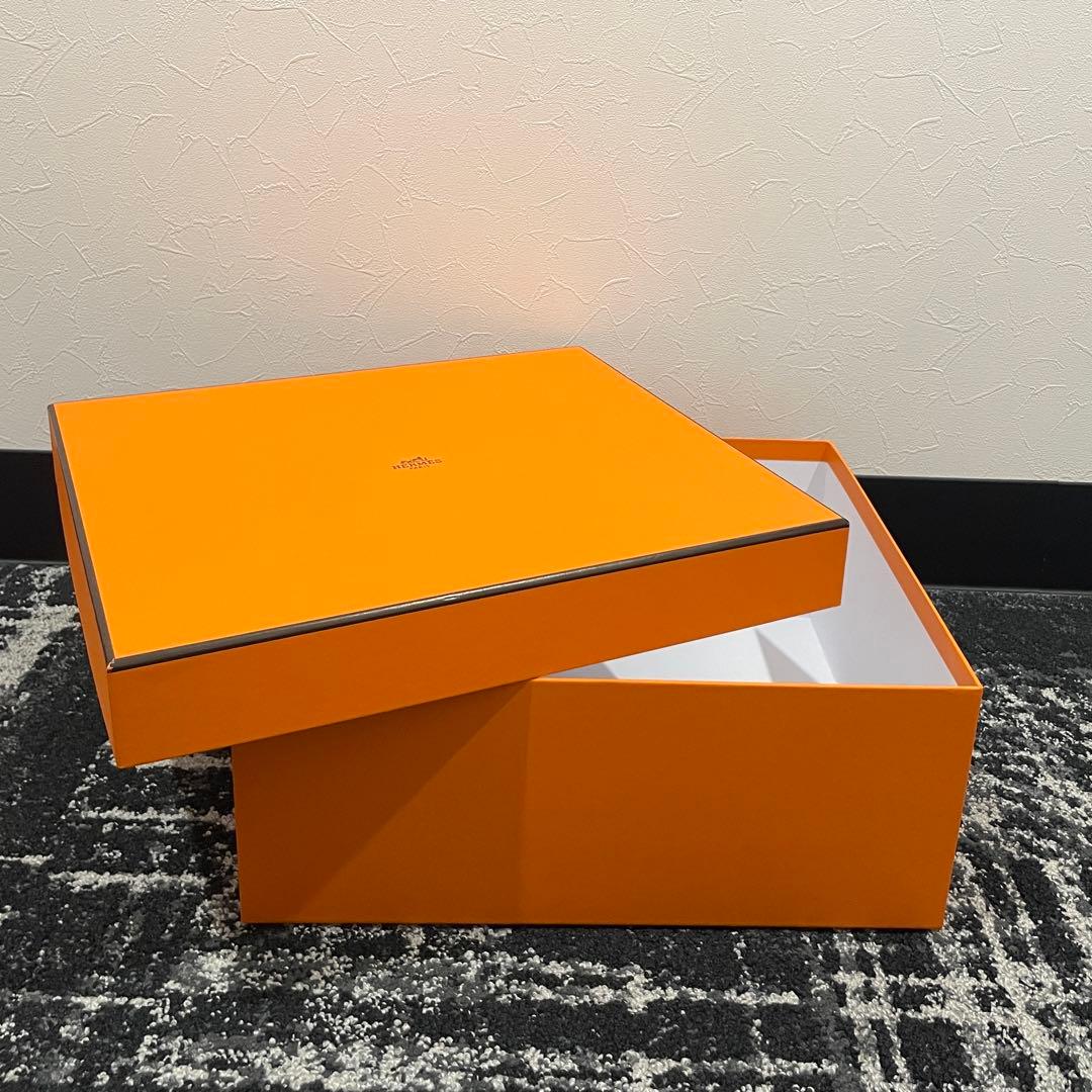 ㊸美品　HERMES　エルメス　オレンジ　空箱　ケリー32・バーキン30用