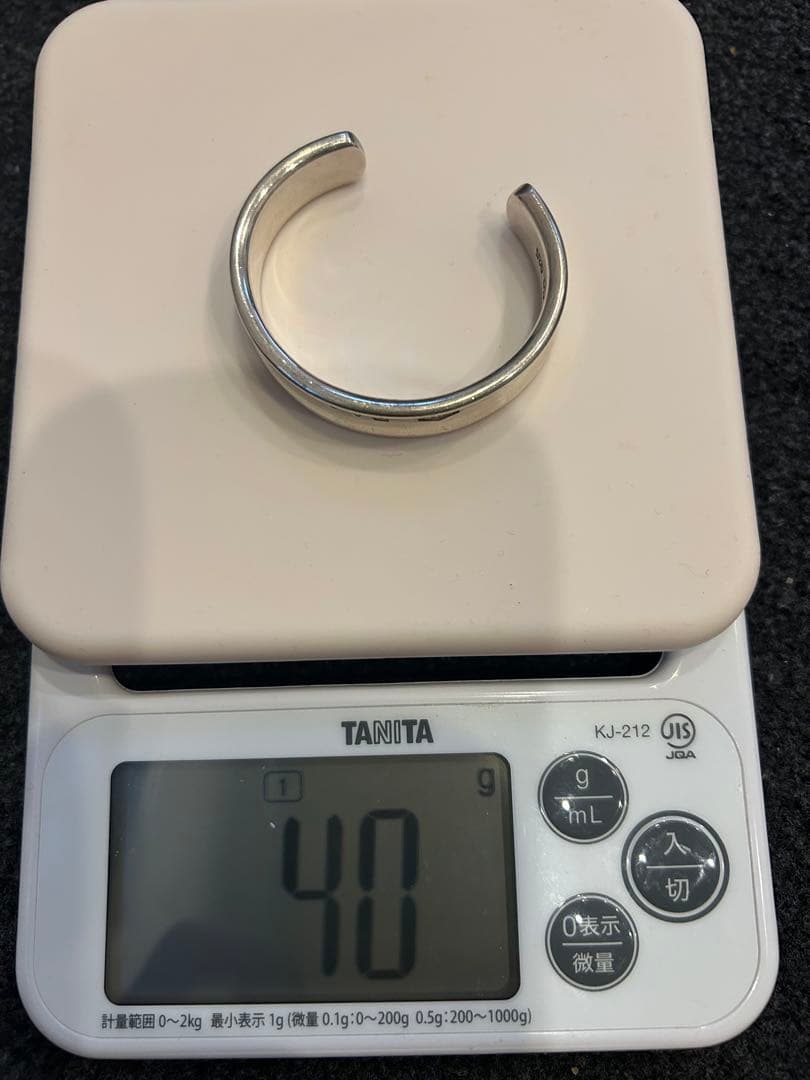 ティファニー　Tiffany 付属品有　925シルバー バングル 1837