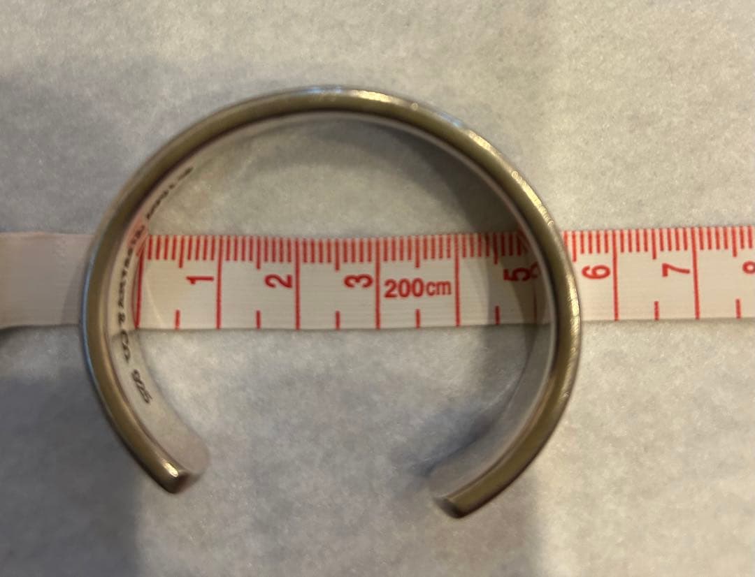 ティファニー　Tiffany 付属品有　925シルバー バングル 1837