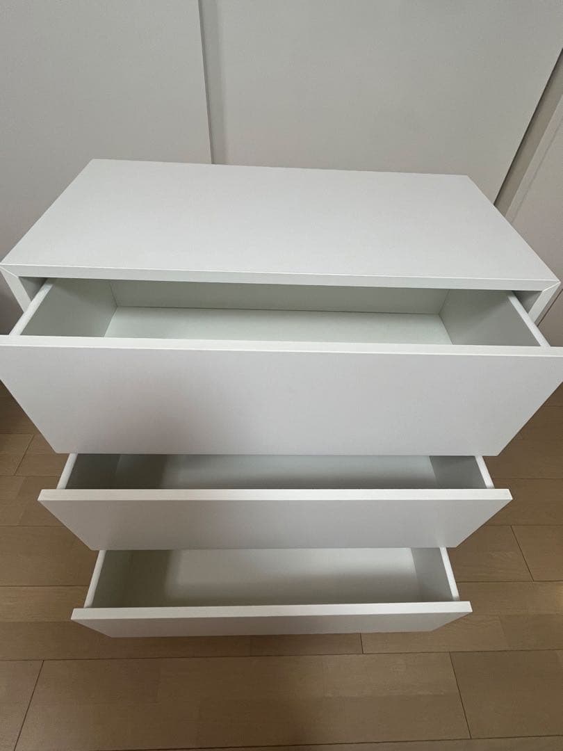 IKEA EKETホワイトチェスト 3段