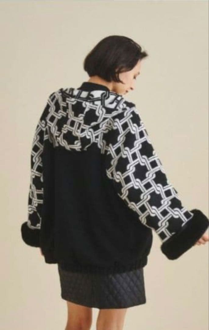 グレースクラス　キカジャガードコンビブルゾン　コート