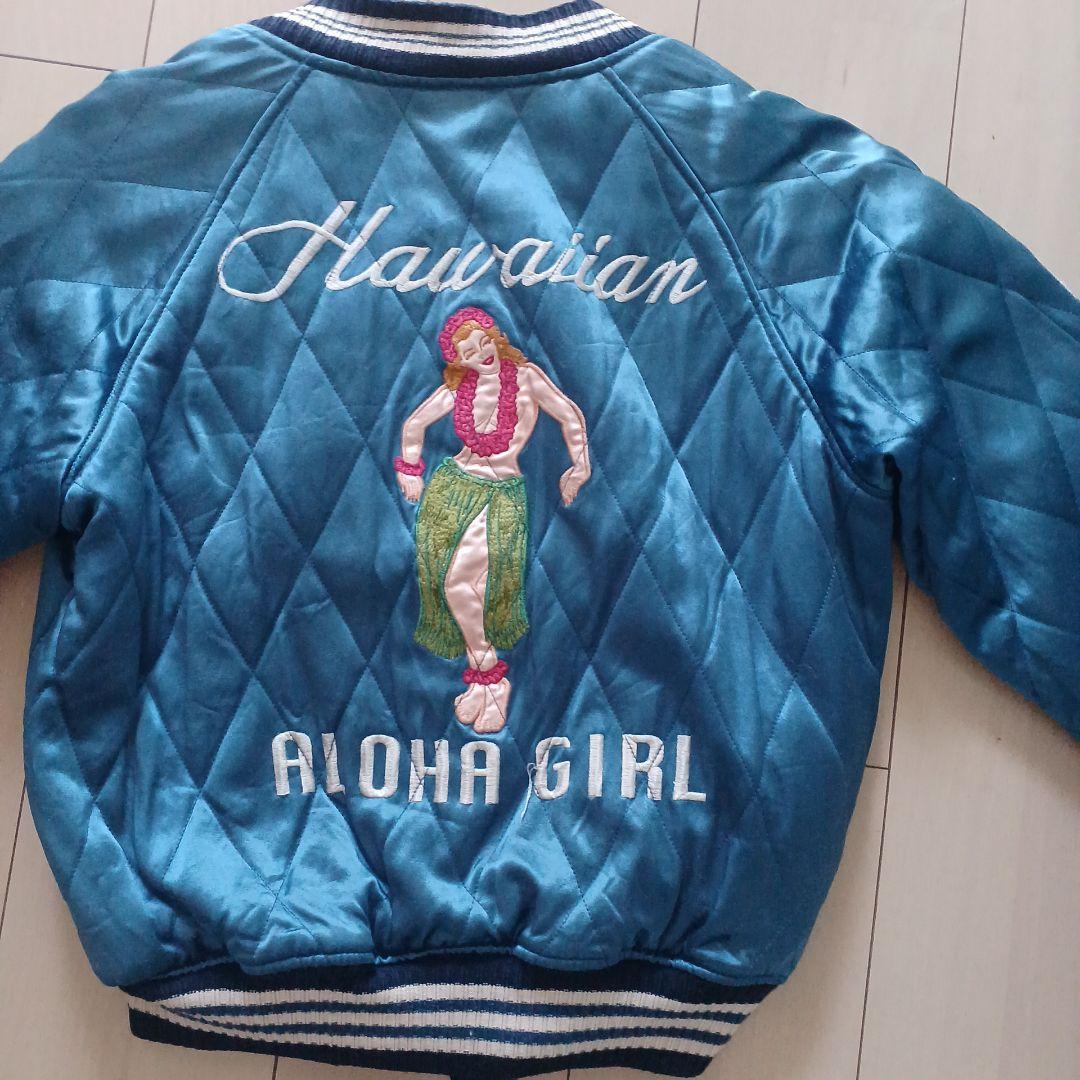 ネ*コ様 激レア！　HYSTERIC 刺繍スカジャン ターコイズ