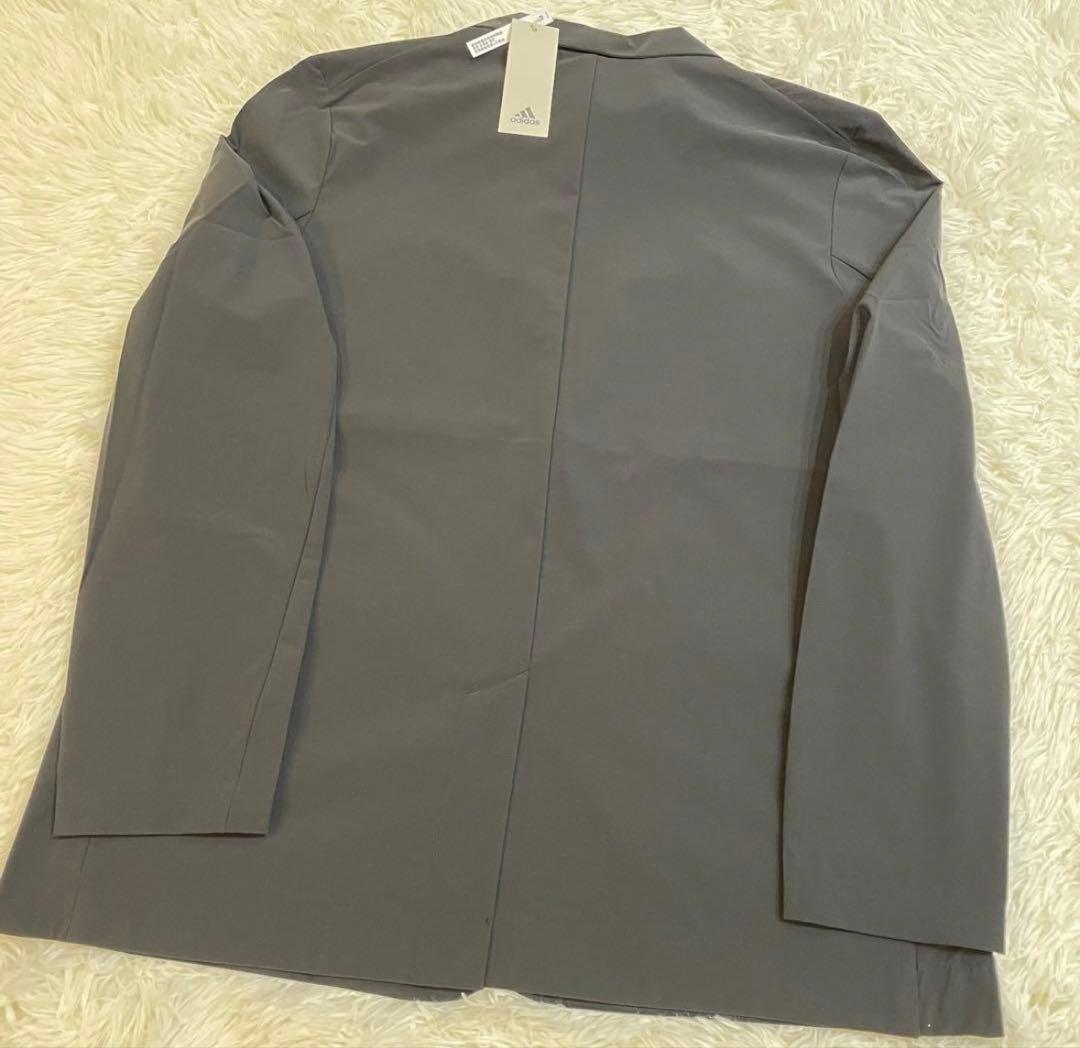 新品 アディダス スーツ 上下セット　ビジネス カジュアル　伸縮　ブラック　M