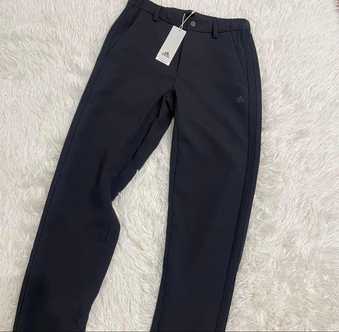 新品 アディダス スーツ 上下セット　ビジネス カジュアル　伸縮　ブラック　M