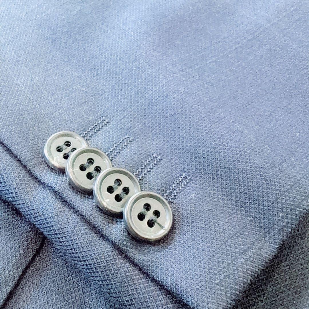 【極美品】NEWYORKER　ネイビー　チェック　XXL　AB8 超特大　現行