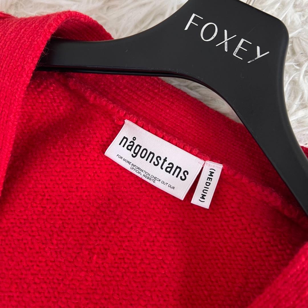 nagonstans ボリューム スリーブ ショート カーディガン