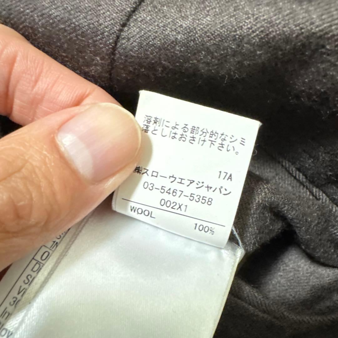 39 極美品　秋冬　インコテックス　スラックス　ブラウン　46 ウール