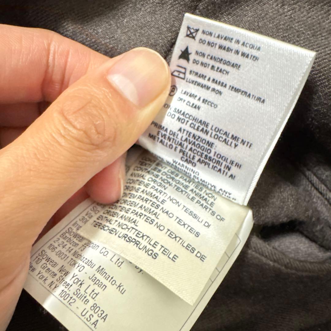 39 極美品　秋冬　インコテックス　スラックス　ブラウン　46 ウール