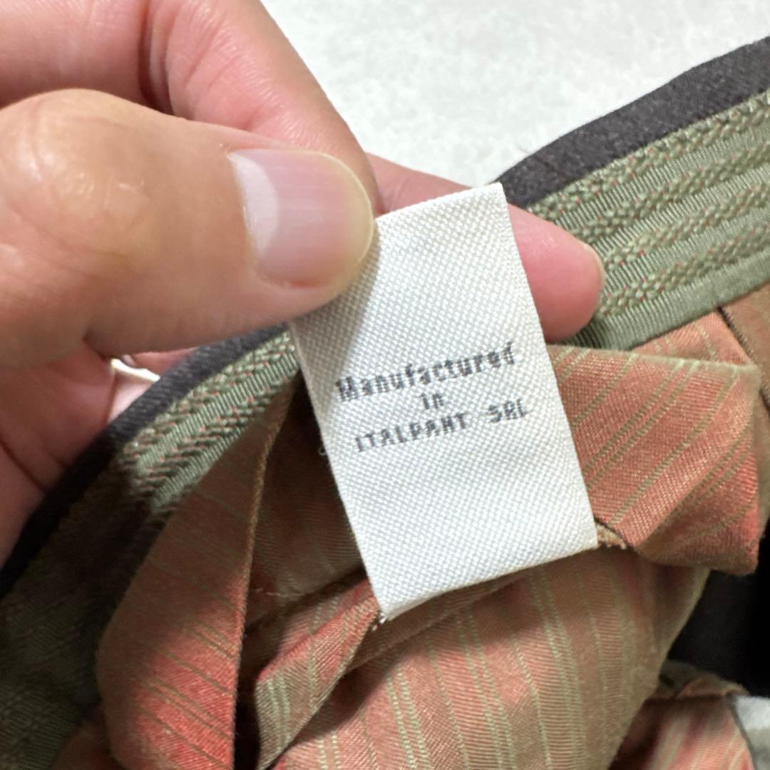 39 極美品　秋冬　インコテックス　スラックス　ブラウン　46 ウール