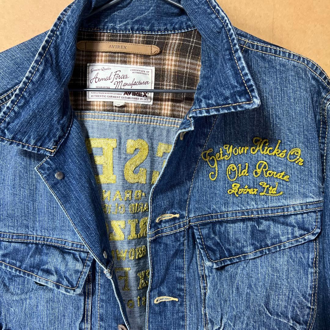 AVIREX デニムジャケット XL