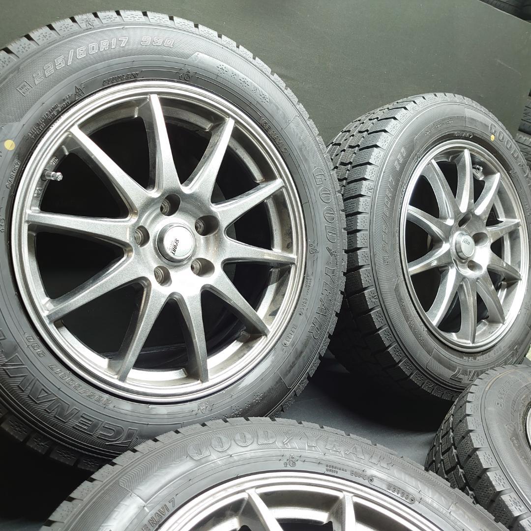 社外アルミ 225/60R17 アルファード ヴェルファイア PCD114.3