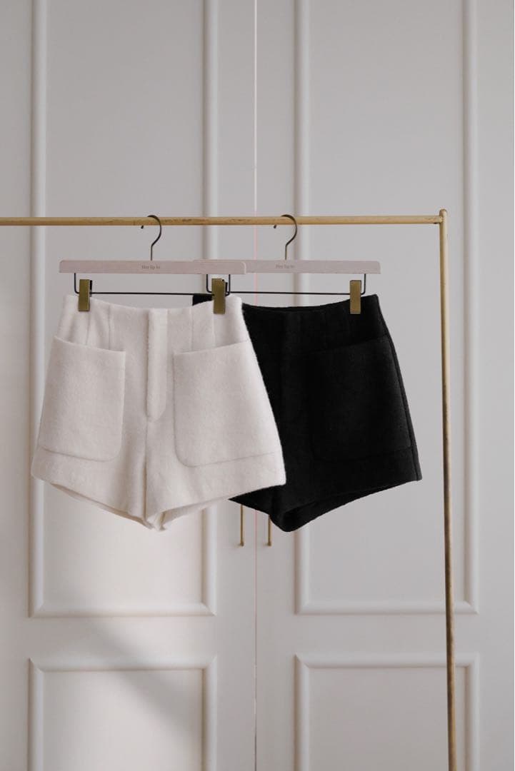 Twinkle Wool Boucle Shorts herlipto 新品
