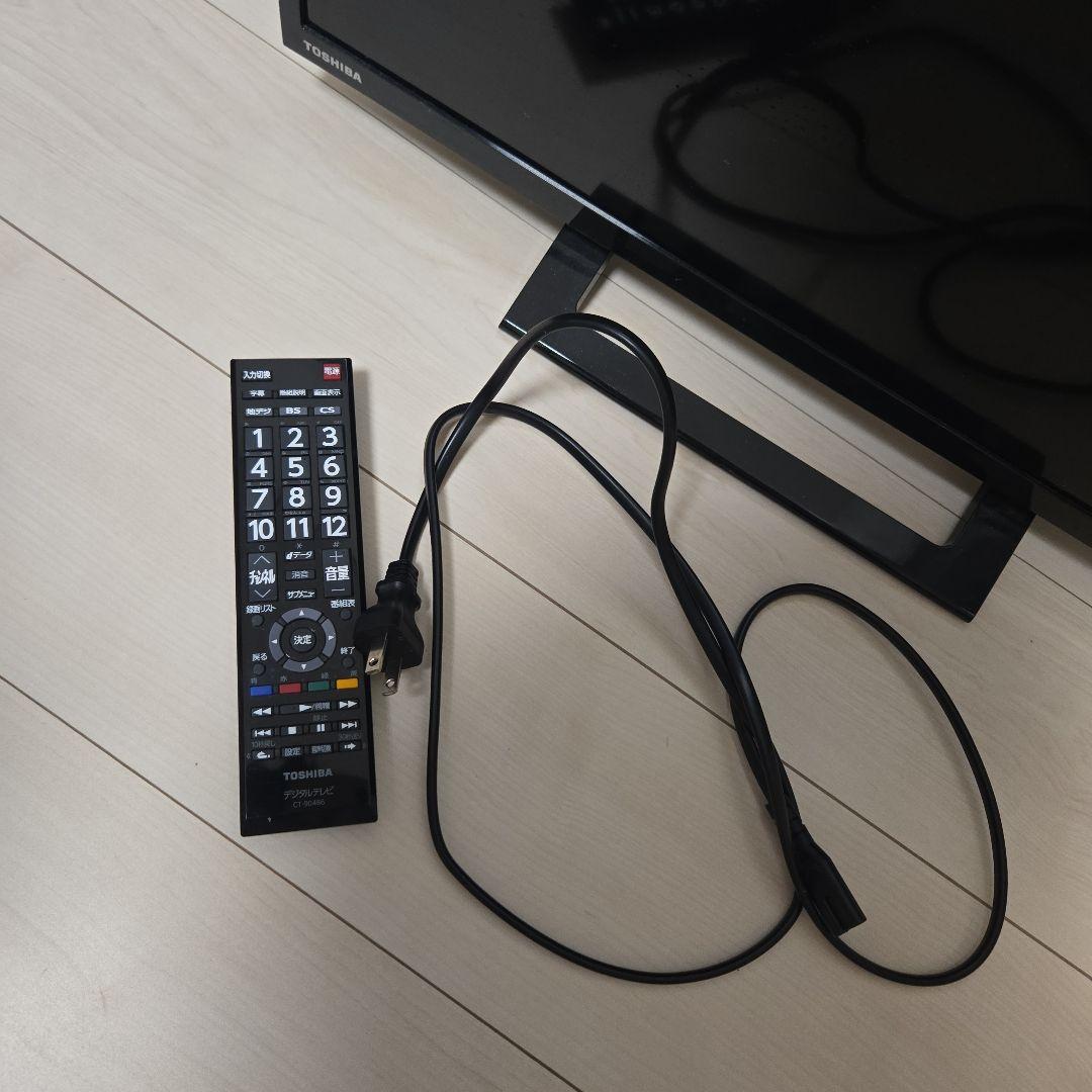 TOSHIBA REGZA 液晶テレビ 本体 リモコン付　24インチ 24S24