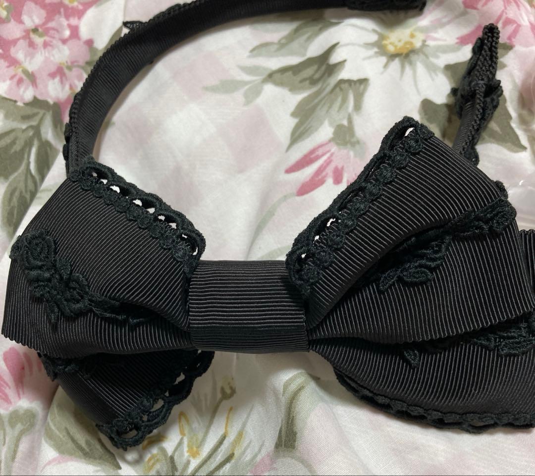 BABY THE STARS SHINE BRIGHT 黒カチューシャ+α