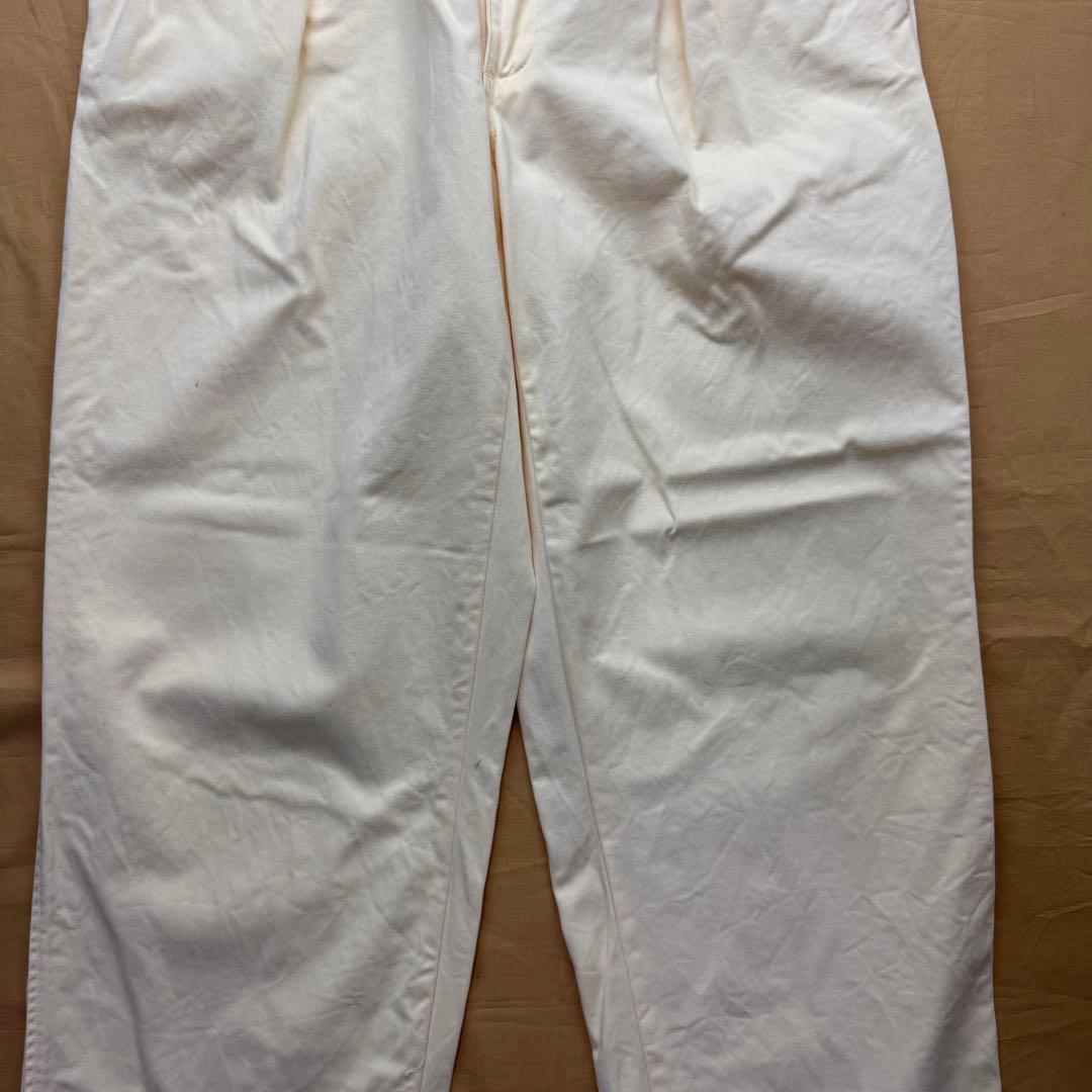 USA製　ラルフローレン　チノ　初期タグ　チノパン　イエロー　2タック　polo