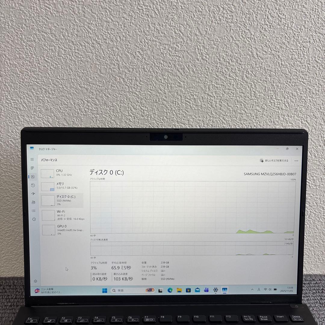 Sony VAIO Pro VJPG21 i5-1235U メモリ16GB顔認証