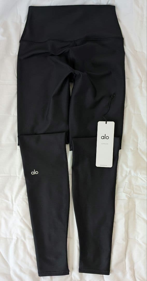 ☆美品☆ alo ハイウエスト Airlift レギンス ブラック Sサイズ