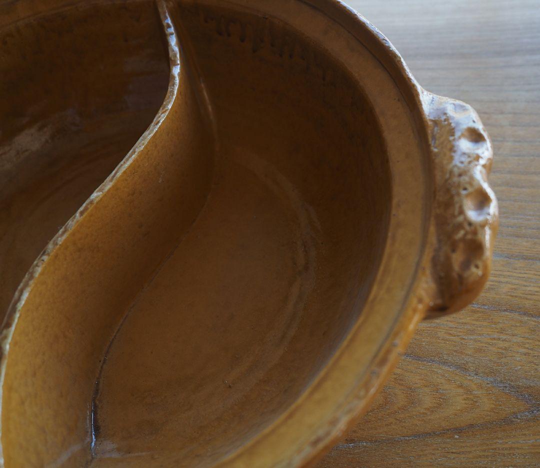 ガス専用　アルミ製　土鍋風　2色鍋