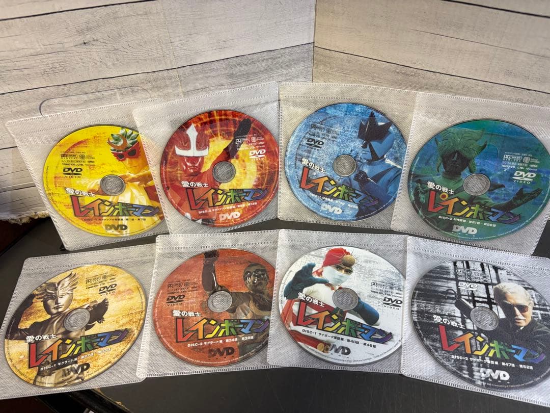 愛の戦士 レインボーマン　DVD 8枚　前52話