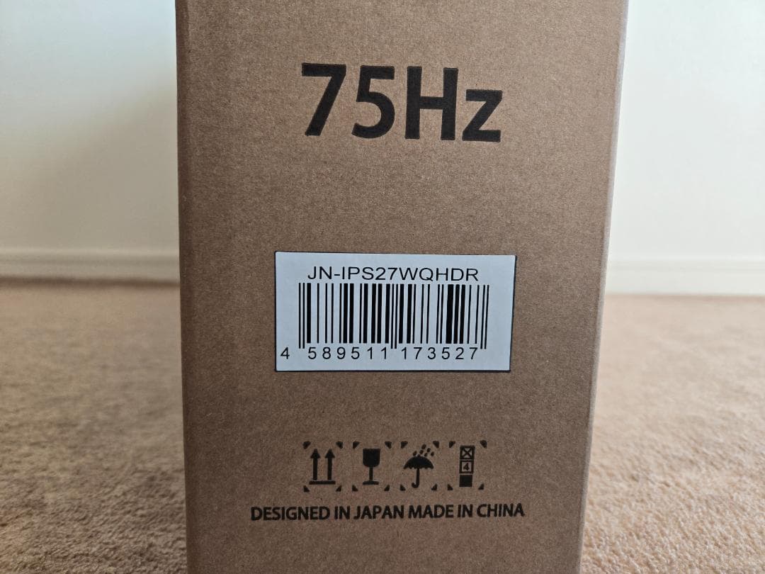 JAPANNEXT27インチWQHD モニター JN-IPS27WQHDR