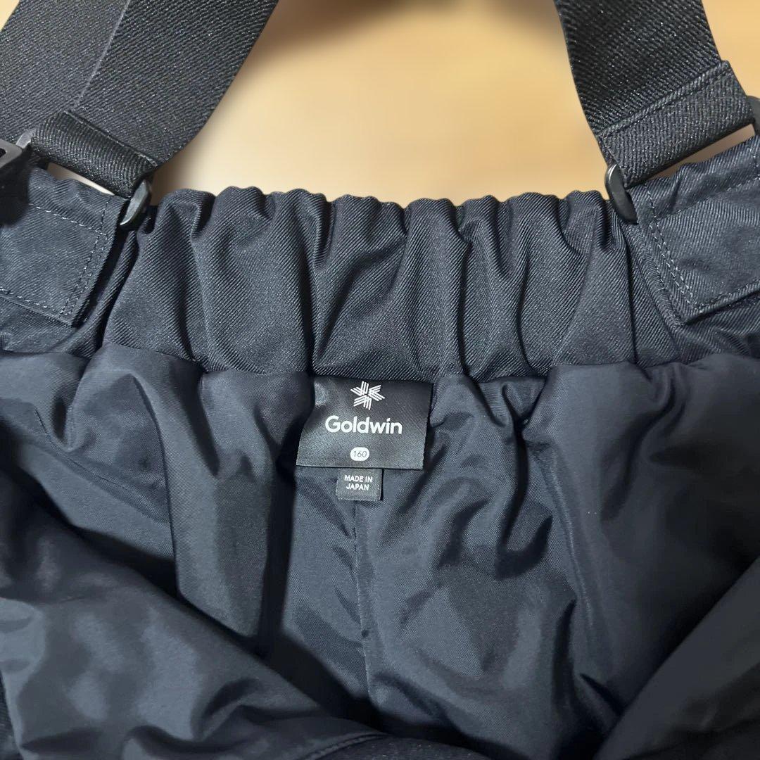 ブラック サスペンダー付き スキーウェア