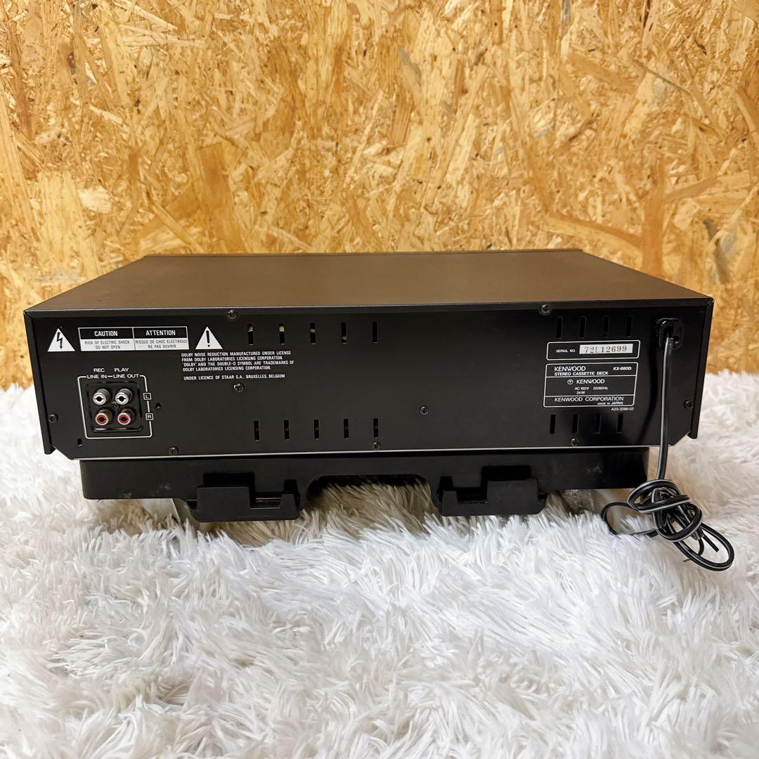 KENWOOD カセットデッキ KX-880D ２ヘッド カセットデッキ