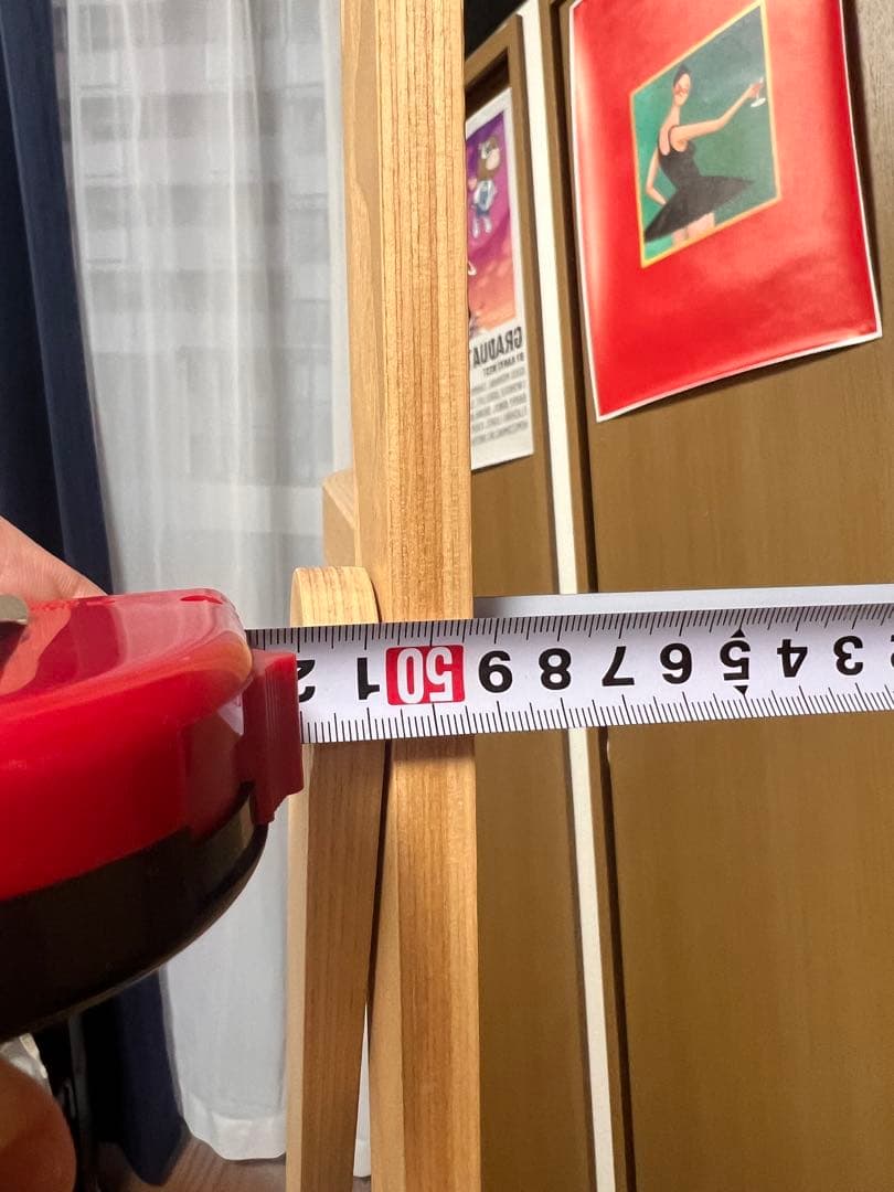 IKEA イケア IKORNNES スタンドミラー 全身鏡 アッシュ材