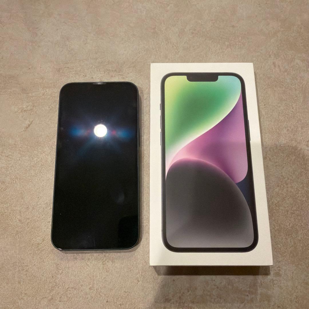 Apple iPhone 14 ブラック 本体 箱付き 美品