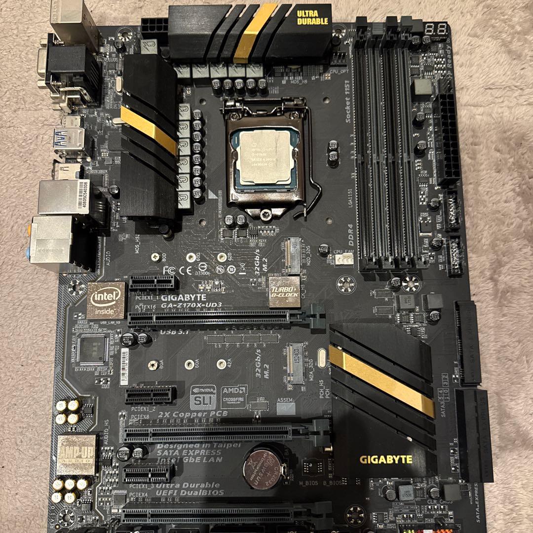 その他 GIGABYTE GA-Z170X-UD3 + Intel i7-7700K